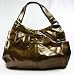 Kooba Elisha Bronze Patent Leather Tote w/ Bow Bag Image