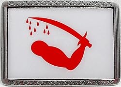 Golidad Flag (Bloody Sword of Independence) Enamel Pewter Buckle