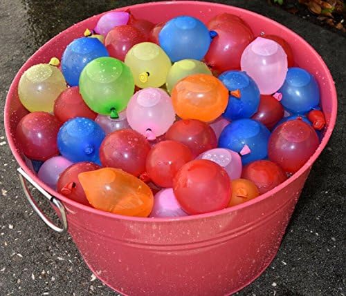 Zeegos Fast Fill No Tie Water Balloons (4 Pack) - Fill and Tie 148 Water Balloons in Minutes - Easy Filling and Self Sealing for Summer Games and Fun - Hose Attachment Filler and Balloons All in One