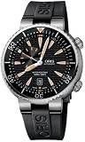 Oris Men's 8454RS Diver Stainless Steel Rubber Strap Watch