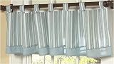 Brown and Blue Argyle Window Valance by JoJo Designs