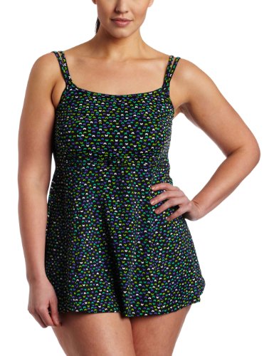 It Figures! Womens Fly Bow Swimdress