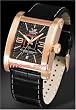 Vostok-Europe "Red Square" - Black Dial / Black Leather Strap / Rose Gold Plated Case