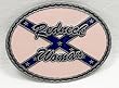 Redneck Women Pink Enamel Pewter Belt Buckle with Rebel Flag