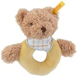 Eigenschaften Steiff 236693 / Steiff 236693-Mondbärchen Greifring blau mit Rassel