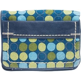 Fossil Wallet - Torino Printed Bi-Fold (Color: Blue Multi)
