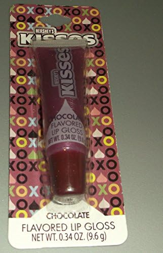 Flavored Lip Gloss - Vareity of Flavors - Jelly Belly Very Cherry; Pop Tarts Blueberry; Froot Loops; Chocolate Kisses and More (Hersheys Chocolate Kisses)