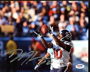 Signed DeAndre Hopkins Photo - 8x10 #W90134 - PSA/DNA Certified - Autographed NFL Photos