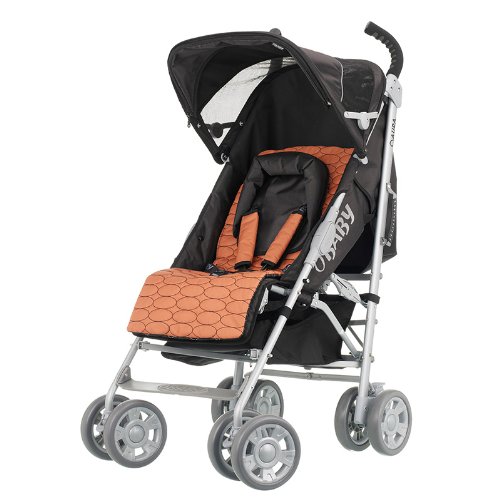OBABY オーベイビー　オーラ・デラックス【付属品が大充実のベビーカー】　カラー：オレンジ