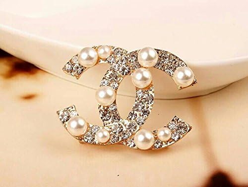 Beautiful Fashion Large Shinny Pearl Brooch