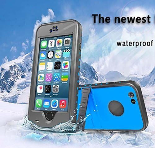 JuSp (TM), Waterproof Case, 6.6 ft Underwater Waterproof Shockproof Snowproof Dirtpoof Protection Case Cover with Touch ID for iPhone 6 Plus 5.5 inches Case [ Yellow ]- with 1 Stylus Ballpoint Pen Gift