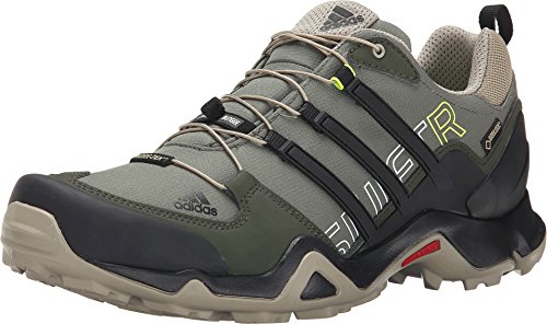 adidas Outdoor Terrex Swift R GTX Hiking Shoe - Men s Base Green/Black/Tech Beige 6