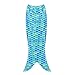 3pcs Fancy Children Swimmable Mermaid Tail Swimsuit Set Bikini