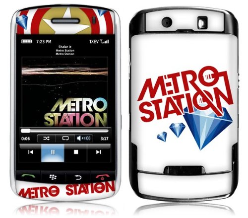  Music Skins MS-MSTA10008 BlackBerry Storm .50- 9500-9530-9550- Metro Station- Captain America Skin