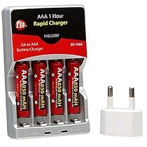CTA Digital AAA NiMH 4-pk Batteries w/charger ( DC-1AAA )