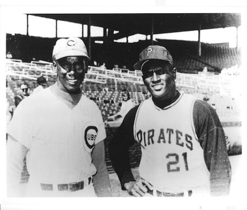 Pittsburgh Pirates photo - Roberto Clemente and Ernie Banks
