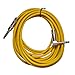 Seismic Audio SAGC20R-Yellow Yellow 20-Feet Right Angle to Straight Guitar Cable