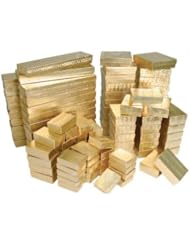 100 Gold Cotton Filled Boxes/ Assorted Sizes 100 Gold Cotton Filled Boxes/ Assorted Sizes