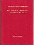 Philosophische Vorlesungen für empfindsame Seelen