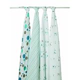 aden+anais4PackMuslinSwaddleWrap,StarBright