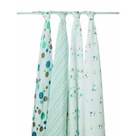 aden + anais Star Bright Muslin Swaddle (4-Pack)