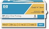 HP 20705-0 HP Grab N' Stow Multipurpose Office Paper, 22-lb, 96 Bright, 8 1/2x11, 1,200/CT