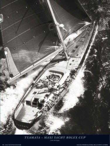 Mouse Company Boron Carlo Art Print LENGHI Tuamata Maxi Yacht - Rolex Cup with Accessory Item 20 tesa power strips