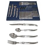 LAGUIOLE Luxinox - authentisch französisches 24-tlg Besteck Besteckset in 18/10 EDELSTAHL (luxus TafelBesteck für 6 Personen - direkt aus Frankreich)
