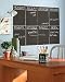 Chalkboard Wall Appliqu&eacute; Set - Slate Gray