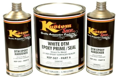 1 GAL WHITE DTM EPOXY PRIMER SURFACER/SEALER AUTO PAINT
