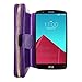 G4 Case, LG G4 Case, Cellularvilla LG G4 Wallet Bag Case, Premium Pu Leather Flip [7 Card Slots] Pocket Case, [Zipper Wallet] with Hard Soft [Magnetic Detachable] Back Cover for LG G4 (Purple)