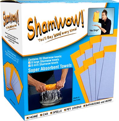 Shamwow Super Absorbent Towels - 16-Pack