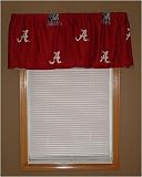 Review College Covers  / Alabama Crimson Tide NCAA Curtain - Valance (Solid) - 84 x 15