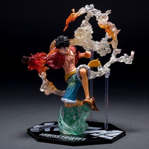 Anime Monkey D Luffy Battle Version 8" pvc figure toy New With Box CHN Version