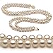 White 6-7mm AA Freshwater Pearl Necklace 23 inch Matinee Length