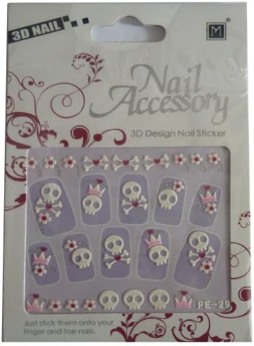 Yimei Nail Art 3d Sticker Crystal Decal Design