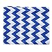 LovedByMoms Nursing Scarf Chevron Blue