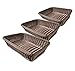 Colorbasket Rectangular Thick Trim Storage Basket, (Brown)