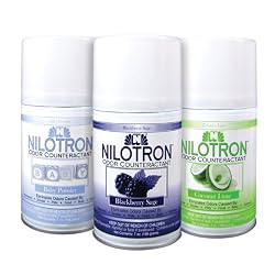 Nilodor Automatic Aerosol Deluxe Dispenser Refill, 6-3/4-Ounce, Citrus