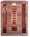3 Person Sauna Cedar Ceramic Dry Heat FAR Infrared Portable Detox New