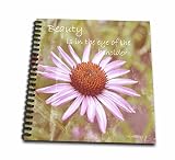 Patricia Sanders Flowers - Beauty Eye of Beholder Flower Inspirational Quotes - Memory Book 12 x 12 inch (db_29237_2)