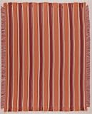 Coral Horizon Striped Afghan Throw Blanket 50 x 60