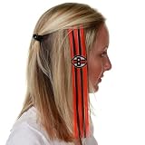 NFL Cleveland Browns Ladies Orange-Brown Sports Extension Hair Clips