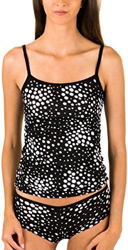 PN Juniors Sized Cami and Boyshort Set Many Prints Available (Small, Black/White Dots)