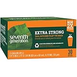 Seventh Generation Trash Bags, Tall Kitchen, 13-Gallon, 30-Count Boxes (Pack of 12)