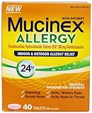 UPC 363824926407 product image for Mucinex Allergy 24 Hour Indoor & Outdoor Allergy Relief Tablets, 180 mg Fexofena | upcitemdb.com