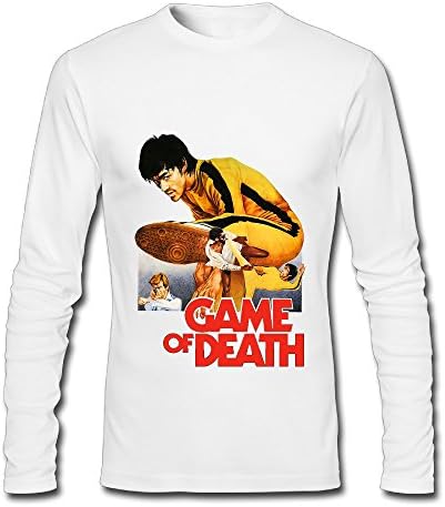 Bruce Lee Game Of Desth Cool Kungfu Best Long Sleeve O-Neck Sportshirt Shirt Men