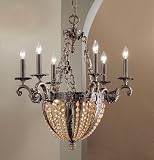 Merlot Chandelier in Aged Bronze Finish