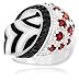 Sterling Silver, Cubic Zirconia and Enamel Ring by David Sigal