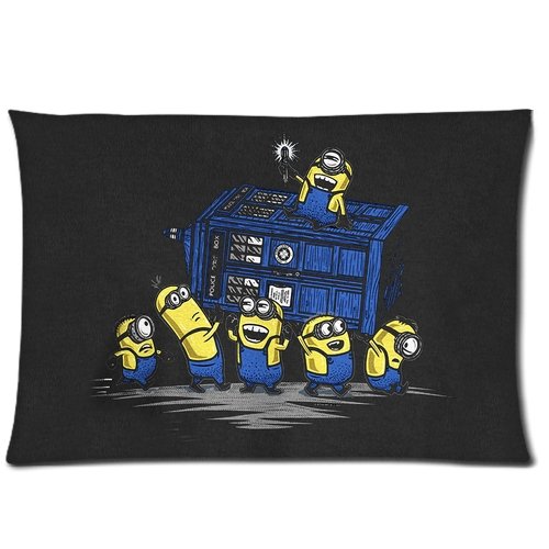 Doctor Who TARDIS Minions Pillowcases 20x26 Inch
